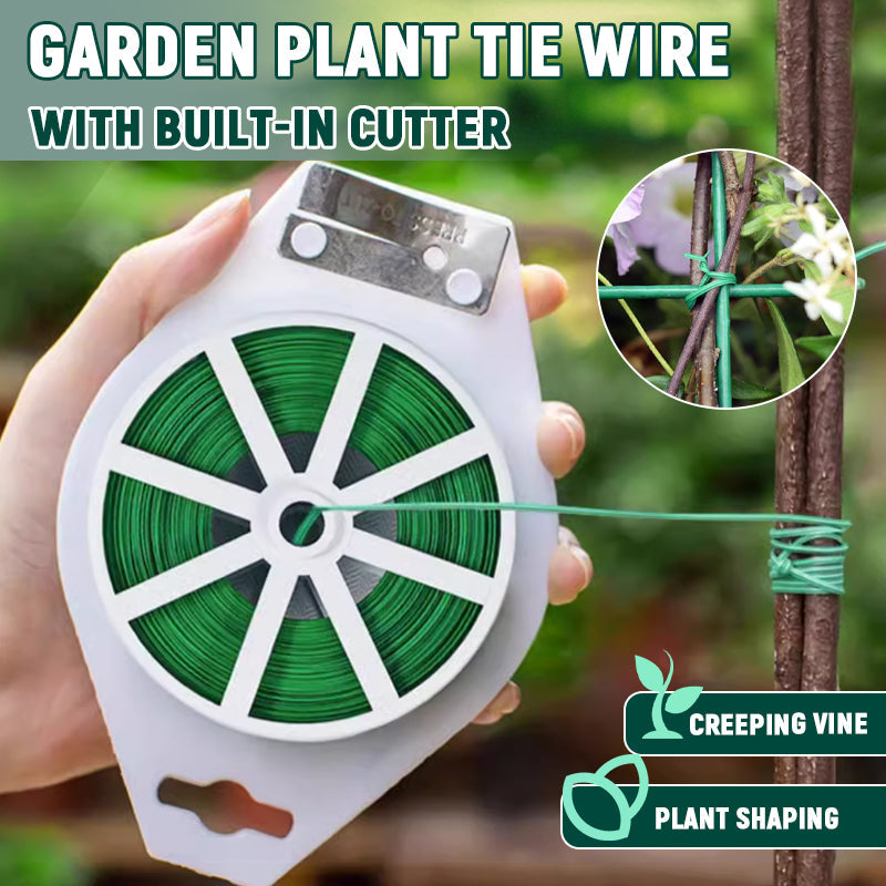 🌿 Garden Plant Tie Wire with Built-in Cutter – Flexible & Versatile!